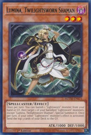 Lumina, Twilightsworn Shaman (MZTM-EN075) - Rare - Maze of the Master