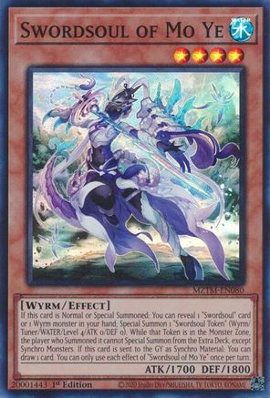 Swordsoul of Mo Ye (MZTM-EN080) - Super Rare - 1st Edition - Maze of the Master