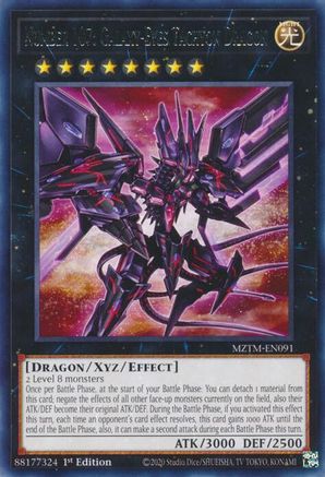 Number 107: Galaxy-Eyes Tachyon Dragon (MZTM-EN091) - Rare - Maze of the Master