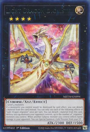 Light Dragon @Ignister (MZTM-EN094) - Rare - Maze of the Master
