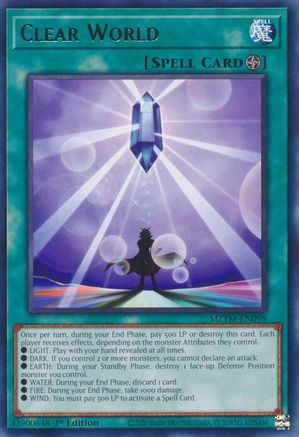 Clear World (MZTM-EN098) - Rare - Maze of the Master
