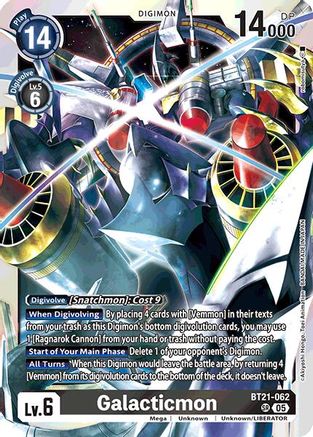 Galacticmon (BT21-062) Foil Super Rare - World Convergence