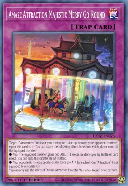 Amaze Attraction Majestic Merry-Go-Round LIOV-EN073 (Lightning Overdrive)  - 1st Edition