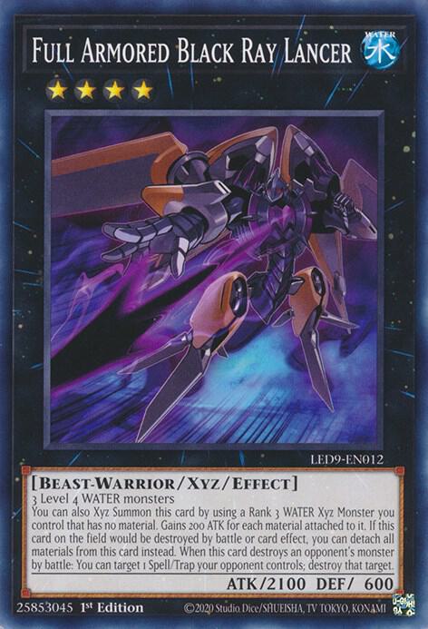 Full Armored Black Ray Lancer LED9-EN012 (Legendary Duelists: Duels From the Deep)  - 1st Edition