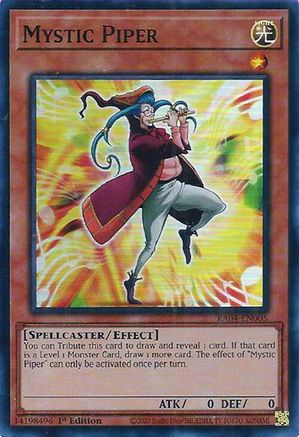 Mystic Piper (RA04-EN005) - Super Rare - Quarter Century Stampede