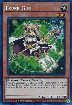 Esper Girl (Secret Rare) (RA04-EN006) - Secret Rare - Quarter Century Stampede