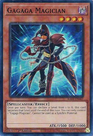 Gagaga Magician (RA04-EN007) - Super Rare - Quarter Century Stampede