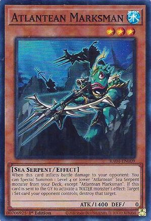 Atlantean Marksman (RA04-EN009) - Super Rare - Quarter Century Stampede