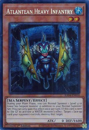 Atlantean Heavy Infantry (Secret Rare) (RA04-EN010) - Secret Rare - Quarter Century Stampede