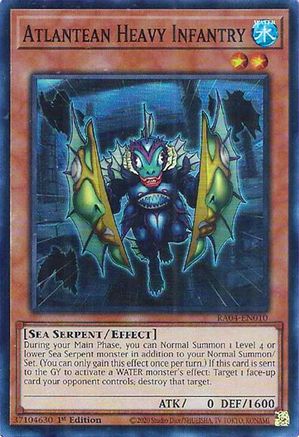 Atlantean Heavy Infantry (RA04-EN010) - Super Rare - Quarter Century Stampede