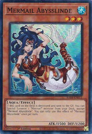 Mermail Abysslinde (RA04-EN011) - Super Rare - Quarter Century Stampede
