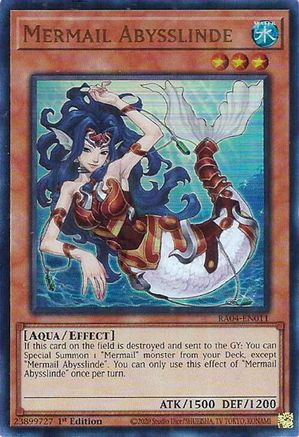 Mermail Abysslinde (UR) (RA04-EN011) - Ultra Rare - Quarter Century Stampede