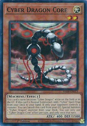 Cyber Dragon Core (RA04-EN013) - Super Rare - Quarter Century Stampede