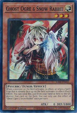 Ghost Ogre & Snow Rabbit (RA04-EN015) - Super Rare - Quarter Century Stampede