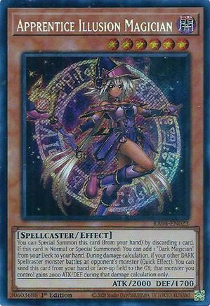 Apprentice Illusion Magician (Secret Rare) (RA04-EN023) - Secret Rare - Quarter Century Stampede