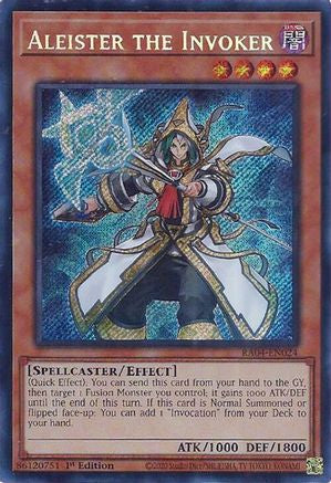 Aleister the Invoker (Alternate Art) (Secret Rare) (RA04-EN024) - Secret Rare - Quarter Century Stampede