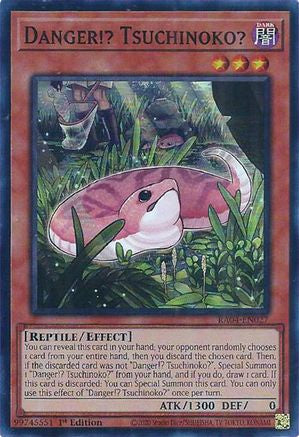 Danger!? Tsuchinoko? (RA04-EN027) - Super Rare - Quarter Century Stampede