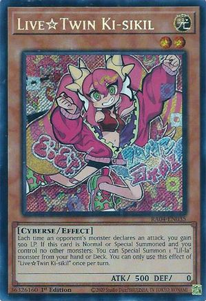 Live Twin Ki-sikil (Secret Rare) (RA04-EN035) - Secret Rare - Quarter Century Stampede