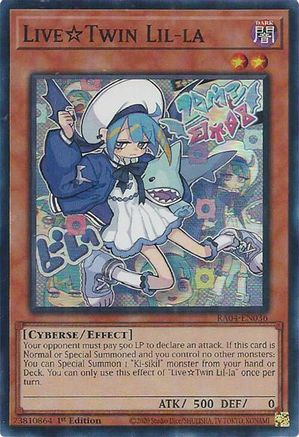 Live Twin Lil-la (RA04-EN036) - Super Rare - Quarter Century Stampede