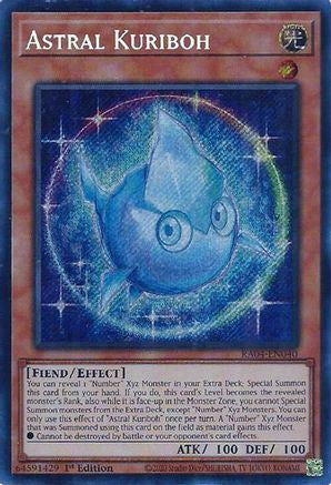 Astral Kuriboh (Secret Rare) (RA04-EN040) - Secret Rare - Quarter Century Stampede