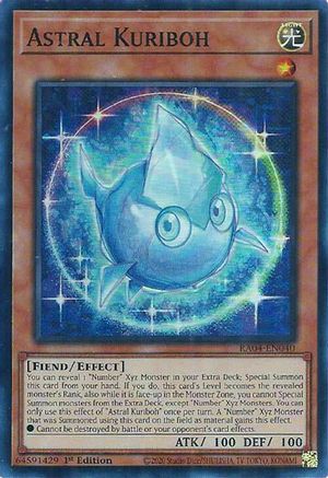 Astral Kuriboh (RA04-EN040) - Super Rare - Quarter Century Stampede