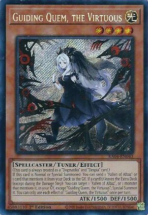 Guiding Quem, the Virtuous (Secret Rare) (RA04-EN043) - Secret Rare - Quarter Century Stampede