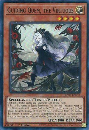 Guiding Quem, the Virtuous (RA04-EN043) - Super Rare - Quarter Century Stampede