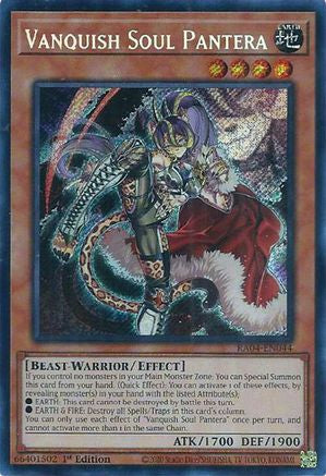 Vanquish Soul Pantera (Secret Rare) (RA04-EN044) - Secret Rare - Quarter Century Stampede
