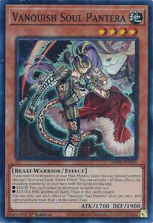 Vanquish Soul Pantera (RA04-EN044) - Super Rare - Quarter Century Stampede