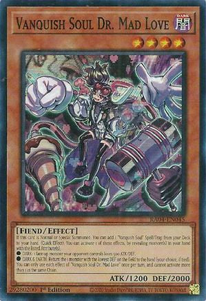 Vanquish Soul Dr. Mad Love (RA04-EN045) - Super Rare - Quarter Century Stampede