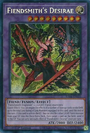 Fiendsmith's Desirae (Secret Rare) (RA04-EN056) - Secret Rare - Quarter Century Stampede