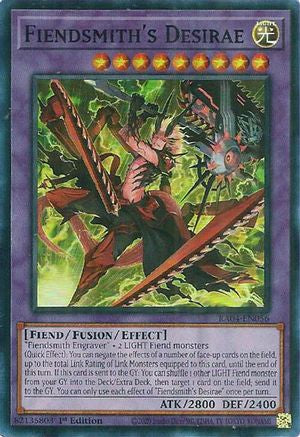 Fiendsmith's Desirae (RA04-EN056) - Super Rare - Quarter Century Stampede