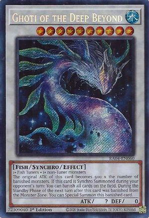 Ghoti of the Deep Beyond (Secret Rare) (RA04-EN060) - Secret Rare - Quarter Century Stampede