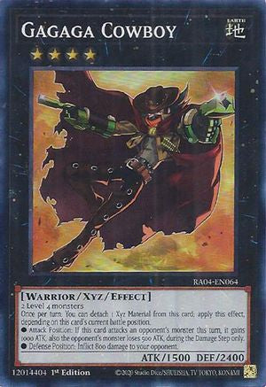 Gagaga Cowboy (RA04-EN064) - Super Rare - Quarter Century Stampede