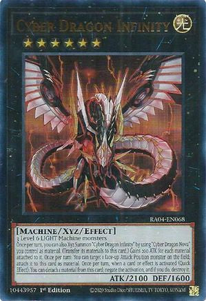 Cyber Dragon Infinity (UR) (RA04-EN068) - Ultra Rare - Quarter Century Stampede