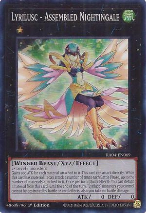 Lyrilusc - Assembled Nightingale (RA04-EN069) - Super Rare - Quarter Century Stampede