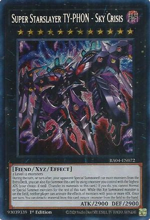 Super Starslayer TY-PHON - Sky Crisis (Secret Rare) (RA04-EN072) - Secret Rare - Quarter Century Stampede