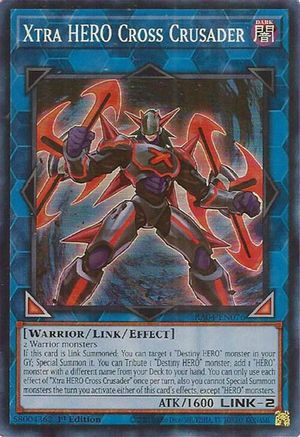 Xtra HERO Cross Crusader (RA04-EN076) - Super Rare - Quarter Century Stampede