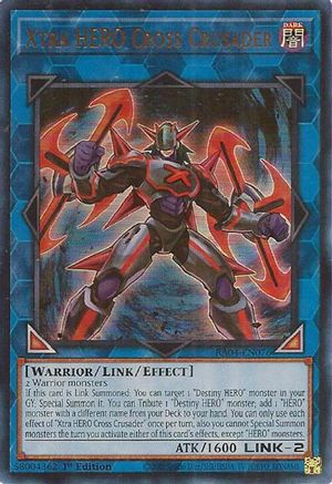 Xtra HERO Cross Crusader (UR) (RA04-EN076) - Ultra Rare - Quarter Century Stampede