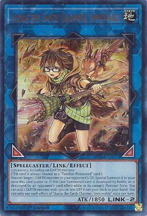 Aussa the Earth Charmer, Immovable (UR) (RA04-EN078) - Ultra Rare - Quarter Century Stampede