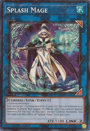 Splash Mage (RA04-EN080) - Super Rare - Quarter Century Stampede