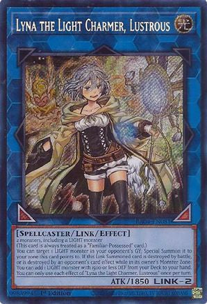 Lyna the Light Charmer, Lustrous (Secret Rare) (RA04-EN081) - Secret Rare - Quarter Century Stampede
