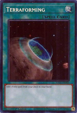 Terraforming (Secret Rare) (RA04-EN084) - Secret Rare - Quarter Century Stampede
