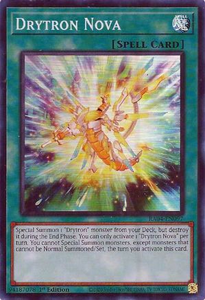 Drytron Nova (RA04-EN097) - Super Rare - Quarter Century Stampede