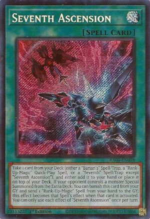 Seventh Ascension (Secret Rare) (RA04-EN098) - Secret Rare - Quarter Century Stampede
