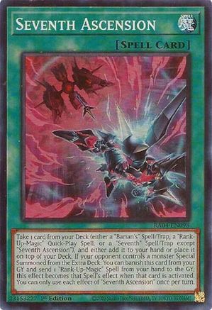 Seventh Ascension (RA04-EN098) - Super Rare - Quarter Century Stampede