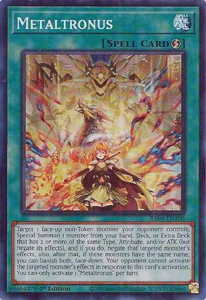 Metaltronus (RA04-EN100) - Super Rare - Quarter Century Stampede