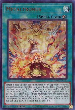 Metaltronus (UR) (RA04-EN100) - Ultra Rare - Quarter Century Stampede