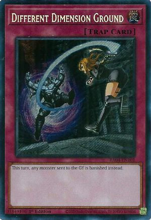 Different Dimension Ground (Secret Rare) (RA04-EN101) - Secret Rare - Quarter Century Stampede