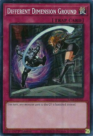 Different Dimension Ground (RA04-EN101) - Super Rare - Quarter Century Stampede